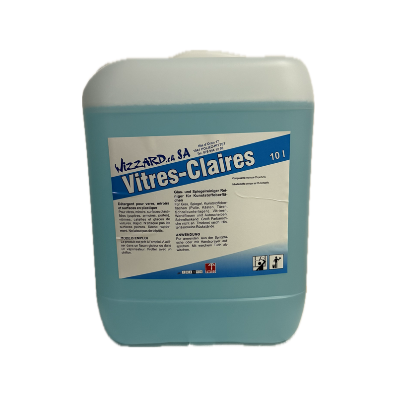 Vitres claires Wizzard 10 L