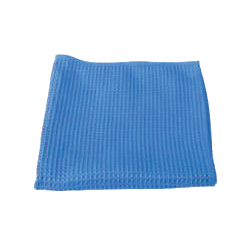 Chiffon gaufré en microfibre bleu, 5 pièces