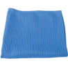Chiffon gaufré en microfibre bleu, 5 pièces